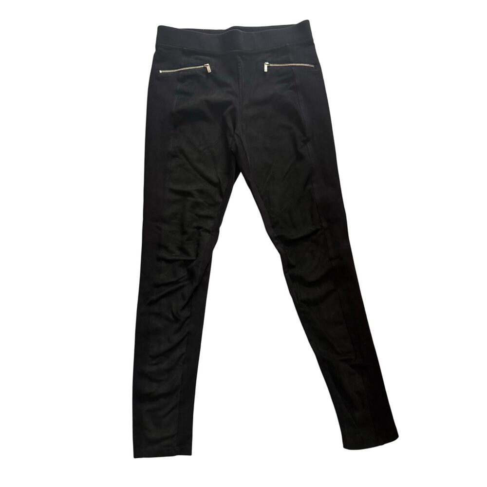 Karl Lagerfeld Pants Women’s Size S Black Zip Pockets Skinny Leg